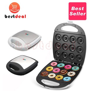 Donut Maker Machine 12 Doughnuts Non-stick Surface 甜甜圈机