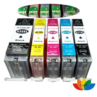 5 Color Compatible PGI 450 CLI 451 Ink cartridge For Canon P