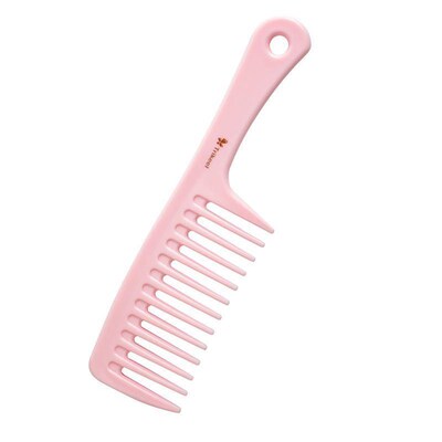 Large curly hair comb wide tooth comb big tooth comb pear