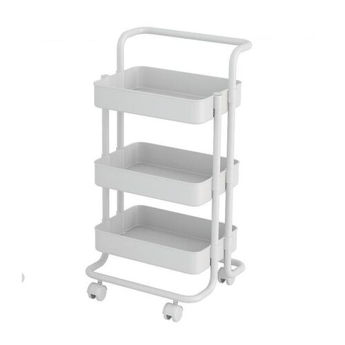 Trolley storage rack landing kitchen bathroom mobile snack