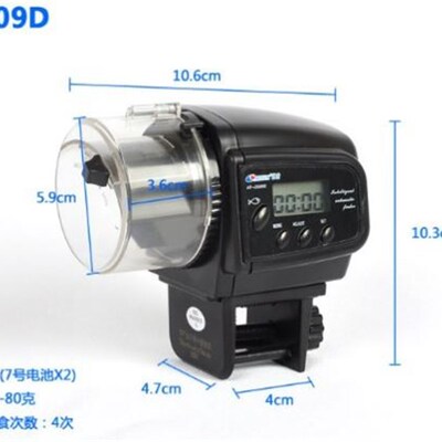 2023 New Automatic Aquarium Fish Feeder Food Tank Auto