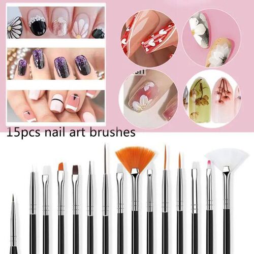 15pcs Fine Detail Paint Brush Set - Miniature Paint Brush Fo