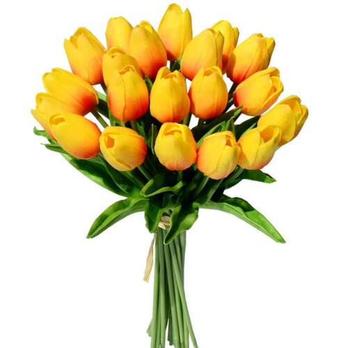 5/10PCS Artificial Tulip Flower Bouquet Real Touch PE Foam F