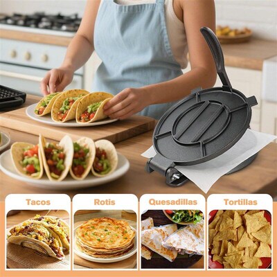 Cast Iron Tortilla Press Tortilla Maker Taco press Roti