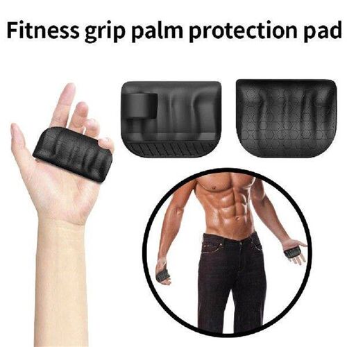 2Pcs Weight Lifting Gloves Silicone Gyms Grip Pads