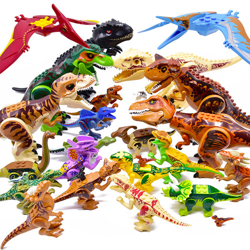 Jurassic 2 Building Blocks World Dinosaurs Figures Bricks As