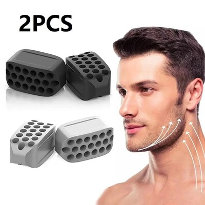 2PCS Jaw Trainer Mouth Trainer Jawline Trainer Chewing Gum J