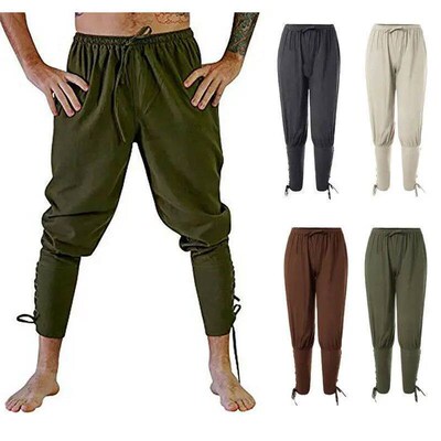 Pirate Pants For Men Viking Cosplay Renaissance Medieval Got
