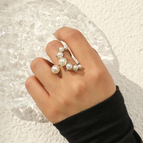 French Retro Design Fashionable Light Luxury Knuckle Ring Si