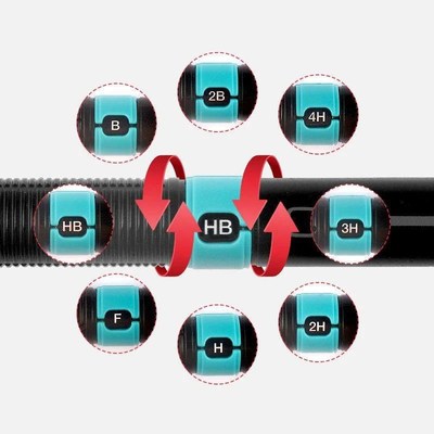 Mechanical Pencil with Refill Rods Set 0.3mm 0.5mm 0.7mm 0.9