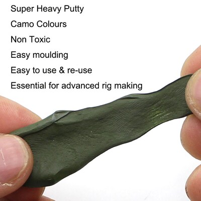 15g Accessories for Carp Fishing Tungsten Rig Putty Green Br