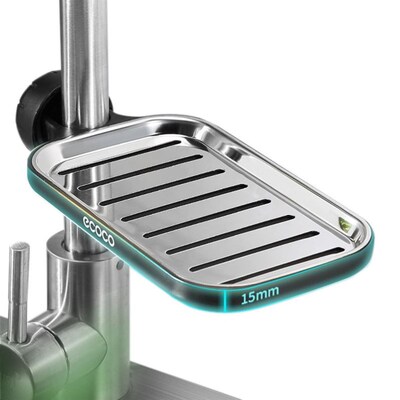 aucet sponge soap drainage rack storage sink adjustable dish