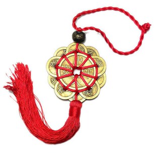 Home Car Decor 10 Lucky Red Chinese Knot FENG SHUI Set Charm