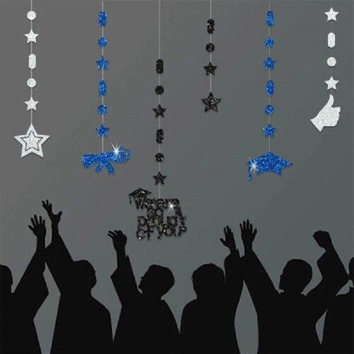 1set Graduation Paper Banners Congrat Party Decorations