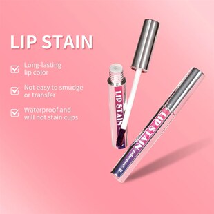Lip Stain Peel Off Korean Matte Lip Tint Liquid Lipstick 24