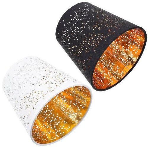 2 Pcs Hollow Fabric Lampshade Clip Shades for Table Light