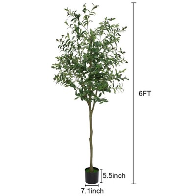 Artificial Olive Tree Faux Olive Tree 5ft/6ft/7ft Tall Artif