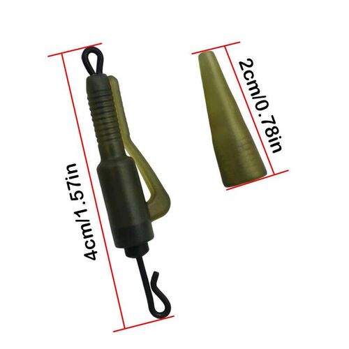 Carp Fishing Tackle 6pcs Quick Change Hybrid Lead Clip Tail