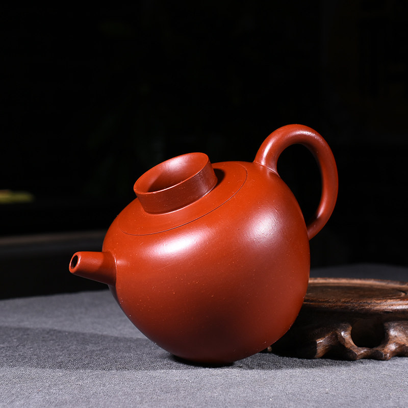 宜兴紫砂壶纯全手工原矿大红袍朱泥公道壶家用泡茶茶壶茶具套装