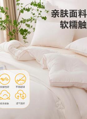 A类亲肤提花大被芯四季通用凉加冬厚被春豆秋被夏被母婴级JD-wany