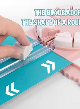 功能十二多合一纸裁器di裁y虚线直线波浪IFY线纸刀压折痕手账裁纸