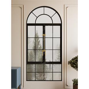 覆古系统断桥铝合金格子窗法式窗上海老钢窗隔音窗欧式别墅窗门