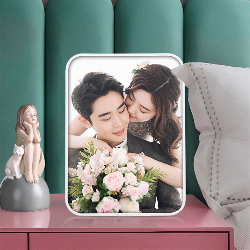 相框摆台照片制作打印婚纱照结婚照加全家福儿童水晶相片做成桌摆