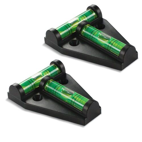 2 Pcs New Spirit Level Leveller For Trailers Caravan Motor H
