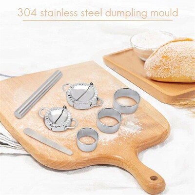 Dumplings Maker,7 Pack Stainless Steel Easy Pie Ravioli