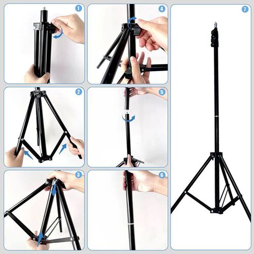 26/33cm LED Selfie Ring Light Fill Lamp Remote Control Photo