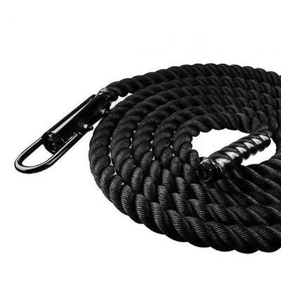 Climbing rope, exercise training, heavy ropes, physical
