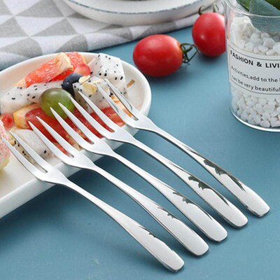 Wholesale Stainless Steel Fruit Forks, Stylish Fruit Skewers