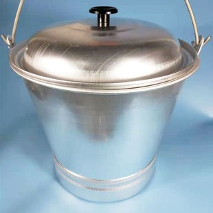 五十年老牌南宁钢精厂黑猫牌加高加厚铝提桶南宁老式铝桶纯铝精铝