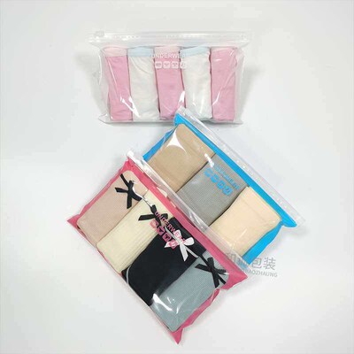 Panties packaging bag self-sealing bag transparent mens and