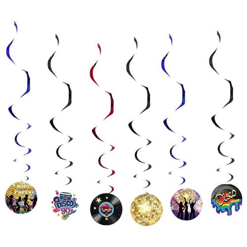 Disco Dancers Disposable Decorations Sets of Napkins Plates