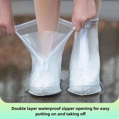 Waterproof hoe ver Rain boot Rainproof hoe ver Non-lip thick