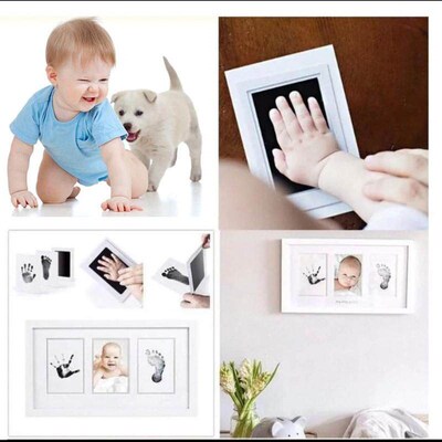 Newborn Baby Footprints Handprint Ink Kits Safe Non-toxic In