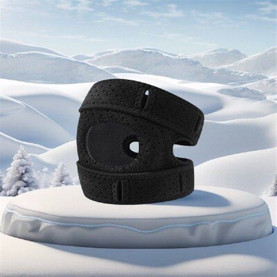 Open Patella Support Adjustable Knee Support Wrap Patella