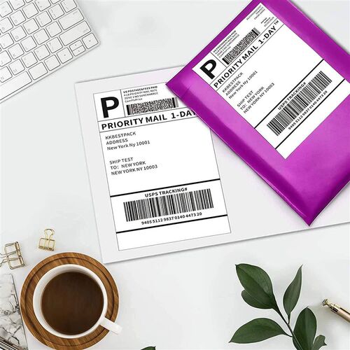 4x6 Inch Thermal Shipping Labels Paper Fold er Printer Self-