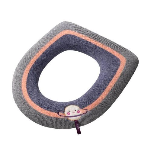Thickened Plush Toilet Seat Cover for Home Use, Winter and A