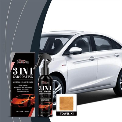HOMONTH 3-in-1 Car Coating Spray - Car Coating, Waxing, Clea