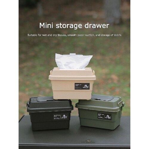 1.1L Napkin Paper Tissue Storage Case Dustproof