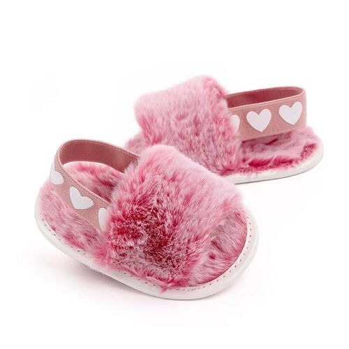 Fashion Faux Fur Baby Shoes For Newborn Spring Winter Cute I