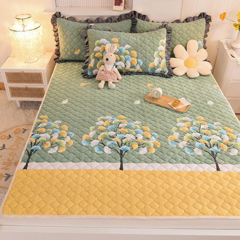 冬季保暖床垫软垫家用加绒厚珊瑚法兰绒床铺垫褥子宿舍防滑,床上用品,床垫/床褥/床护垫/榻榻米床垫,淘宝优惠券,粉丝福利购,淘宝优惠卷