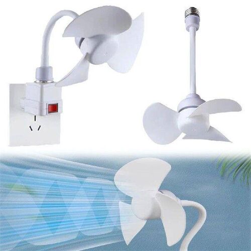 Modern LED Ceiling Fan E27 Base/USB Indoor Ceiling Fan
