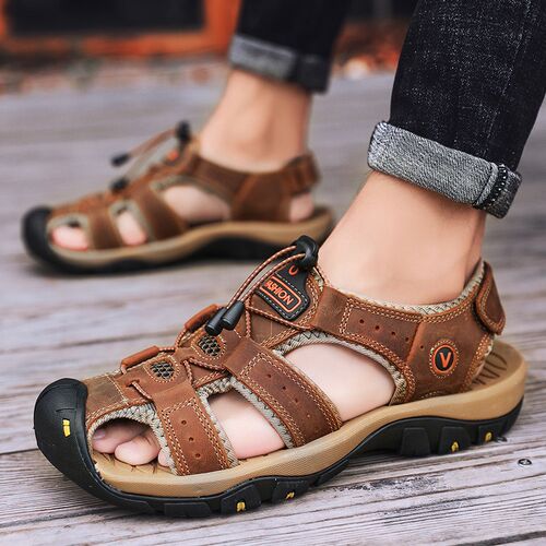 Gladiator Sandals for Men Summer Outdoor Beach Shoes Casual