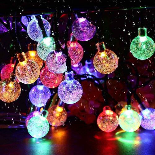 10M 50Led Solar Powered Bulbs Led String Lights for Outdoor