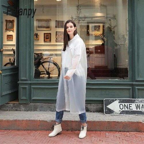 Lightweight Fashion EVA Women Raincoat Thickened Waterproof