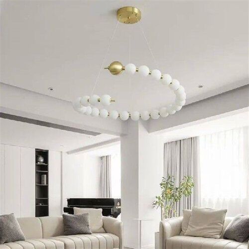 Modern minimalist living room pendant light, luxurious and