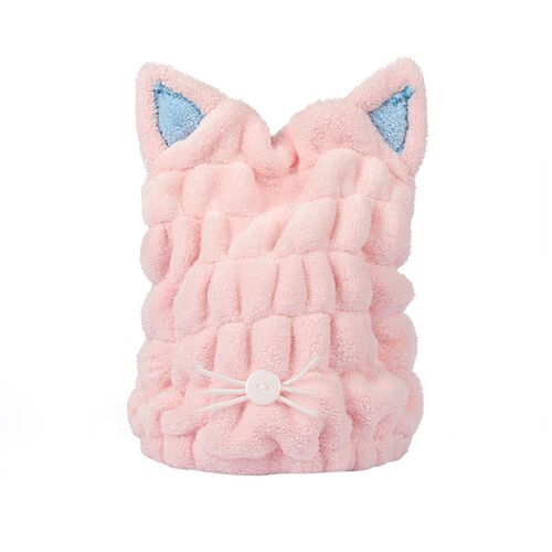 Women Hair Shower Cap Bathroom Accessories Super Absorbent Q